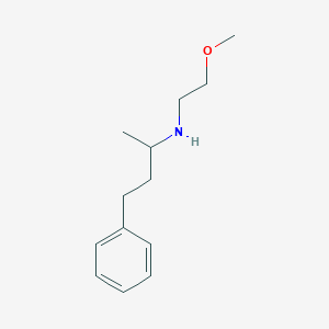 molecular formula C13H21NO B13248682 (2-Methoxyethyl)(4-phenylbutan-2-yl)amine 