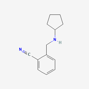 2-[(Cyclopentylamino)methyl]benzonitrile