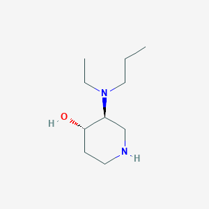 (3S,4S)-3-[Ethyl(propyl)amino]piperidin-4-ol