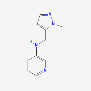 N-[(1-methyl-1H-pyrazol-5-yl)methyl]pyridin-3-amine