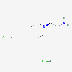 molecular formula C7H20Cl2N2 B13248745 [(2S)-1-Aminopropan-2-yl]diethylaminedihydrochloride 