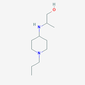 2-[(1-Propylpiperidin-4-yl)amino]propan-1-ol