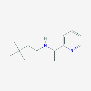 (3,3-Dimethylbutyl)[1-(pyridin-2-yl)ethyl]amine