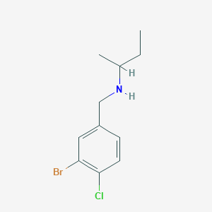 [(3-Bromo-4-chlorophenyl)methyl](butan-2-yl)amine