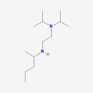 {2-[Bis(propan-2-yl)amino]ethyl}(pentan-2-yl)amine