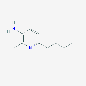 2-Methyl-6-(3-methylbutyl)pyridin-3-amine