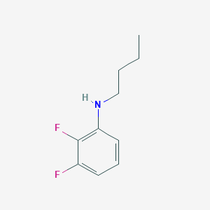 molecular formula C10H13F2N B13248893 N-butyl-2,3-difluoroaniline 