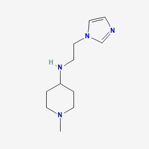 N-[2-(1H-Imidazol-1-yl)ethyl]-1-methylpiperidin-4-amine