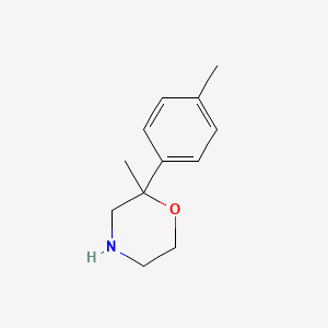 molecular formula C12H17NO B1324894 2-Methyl-2-(p-tolyl)morpholine CAS No. 902836-81-1