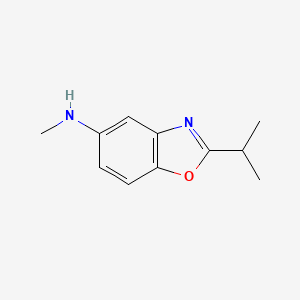 N-methyl-2-(propan-2-yl)-1,3-benzoxazol-5-amine