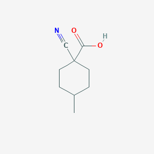 1-Cyano-4-methylcyclohexane-1-carboxylic acid