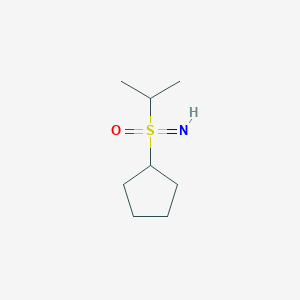 Cyclopentyl(imino)(propan-2-yl)-lambda6-sulfanone