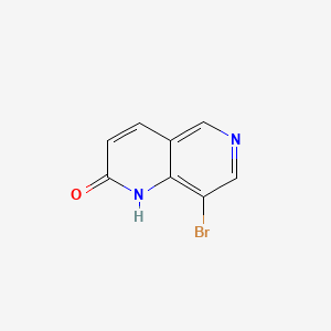 molecular formula C8H5BrN2O B1324902 8-溴-1,6-萘啶-2(1H)-酮 CAS No. 902837-41-6