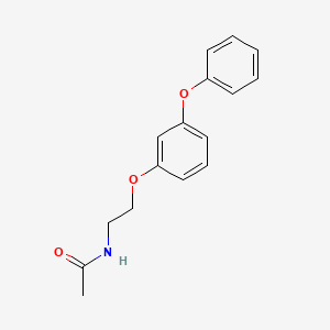molecular formula C16H17NO3 B1324903 N-[2-(3-phenoxyphenoxy)ethyl]acetamide CAS No. 933900-24-4