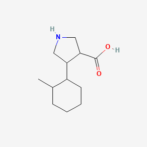 4-(2-Methylcyclohexyl)pyrrolidine-3-carboxylic acid