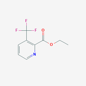 molecular formula C9H8F3NO2 B1324906 Ethyl 3-(trifluoromethyl)picolinate CAS No. 952182-76-2