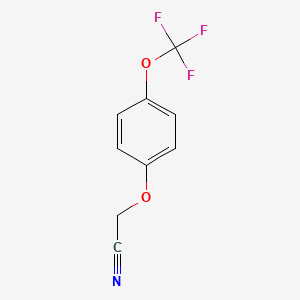 molecular formula C9H6F3NO2 B1324911 2-[4-(Trifluoromethoxy)phenoxy]acetonitrile CAS No. 952182-87-5