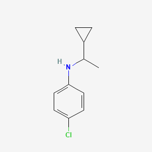 4-Chloro-N-(1-cyclopropylethyl)aniline