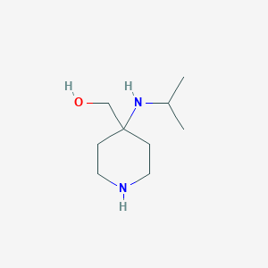 {4-[(Propan-2-yl)amino]piperidin-4-yl}methanol