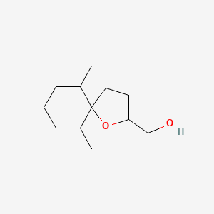 {6,10-Dimethyl-1-oxaspiro[4.5]decan-2-yl}methanol