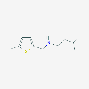 molecular formula C11H19NS B13249202 (3-Methylbutyl)[(5-methylthiophen-2-yl)methyl]amine 