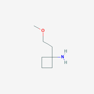 1-(2-Methoxyethyl)cyclobutan-1-amine