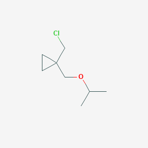 1-(Chloromethyl)-1-[(propan-2-yloxy)methyl]cyclopropane