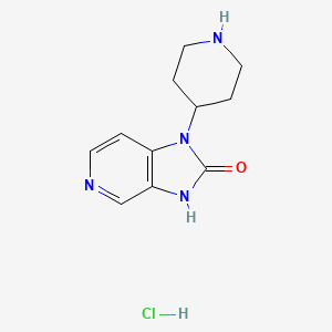 1-(Piperidin-4-yl)-1H,2H,3H-imidazo[4,5-c]pyridin-2-one hydrochloride