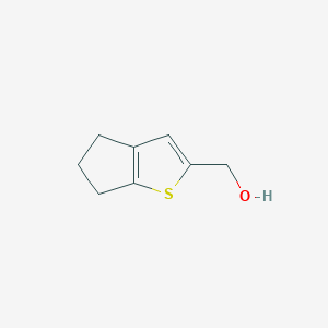 molecular formula C8H10OS B1324929 5,6-dihydro-4H-cyclopenta[b]thiophen-2-ylmethanol CAS No. 41301-23-9
