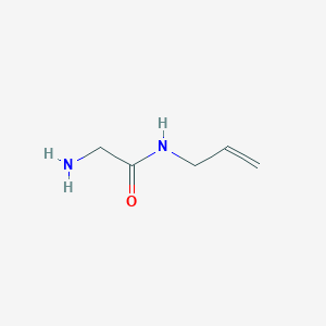 molecular formula C5H10N2O B13249297 2-amino-N-(prop-2-en-1-yl)acetamide 