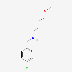 [(4-Chlorophenyl)methyl](4-methoxybutyl)amine