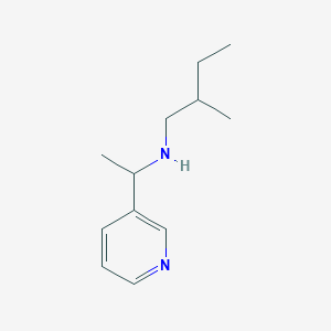 (2-Methylbutyl)[1-(pyridin-3-yl)ethyl]amine