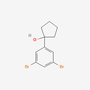 1-(3,5-Dibromophenyl)cyclopentanol