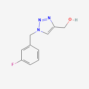 [1-(3-Fluorobenzyl)-1H-1,2,3-triazol-4-yl]methanol
