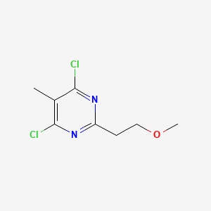 4,6-Dichloro-2-(2-methoxyethyl)-5-methylpyrimidine