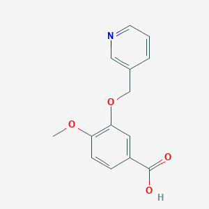 4-Methoxy-3-(pyridin-3-ylmethoxy)benzoic acid