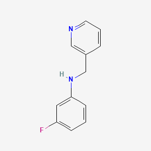 3-fluoro-N-(pyridin-3-ylmethyl)aniline