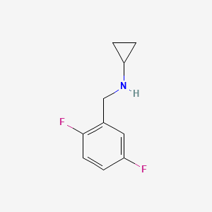 N-[(2,5-difluorophenyl)methyl]cyclopropanamine