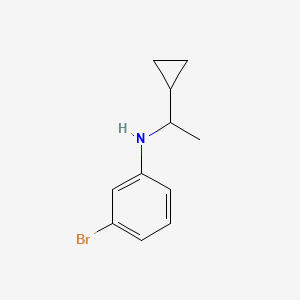 3-bromo-N-(1-cyclopropylethyl)aniline