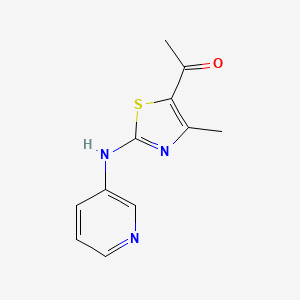 1-[4-Methyl-2-(3-pyridinylamino)-1,3-thiazol-5-yl]-1-ethanone