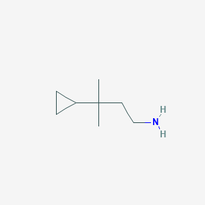 3-Cyclopropyl-3-methylbutan-1-amine