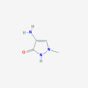 4-amino-1-methyl-1H-pyrazol-3-ol