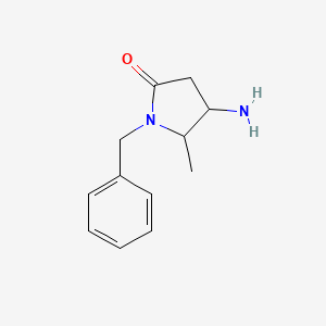 4-Amino-1-benzyl-5-methylpyrrolidin-2-one