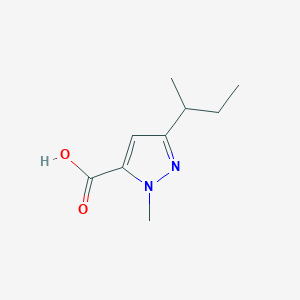 3-(Butan-2-yl)-1-methyl-1H-pyrazole-5-carboxylic acid