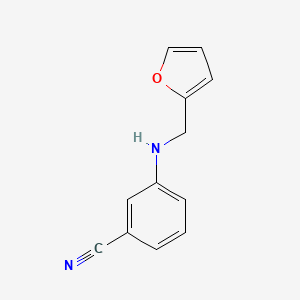 3-[(Furan-2-ylmethyl)amino]benzonitrile