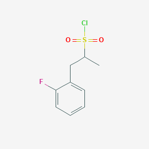 1-(2-Fluorophenyl)propane-2-sulfonyl chloride