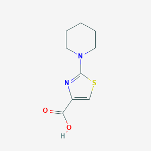 molecular formula C9H12N2O2S B1324969 2-(哌啶-1-基)噻唑-4-羧酸 CAS No. 952182-68-2