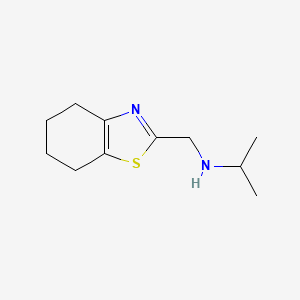 (Propan-2-yl)(4,5,6,7-tetrahydro-1,3-benzothiazol-2-ylmethyl)amine