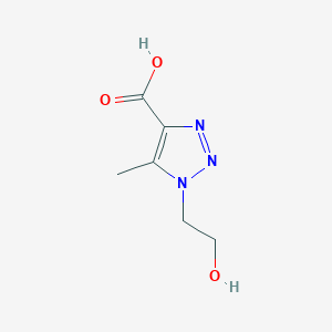 1-(2-hydroxyethyl)-5-methyl-1H-1,2,3-triazole-4-carboxylic acid