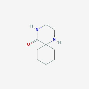 molecular formula C9H16N2O B1324974 1,4-Diazaspiro[5.5]undecan-5-one CAS No. 86047-86-1